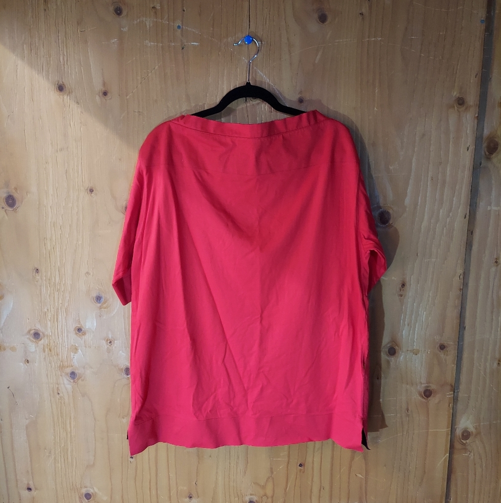 Marni Red Cotton Short Sleeved Top - Picture 2 of 16